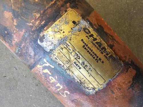 2001 AMERICAN DIESEL USED CHAMP TRANSMISSION COOLER ?65TT2001 Ship ISC All 3000 - Picture 2 of 12