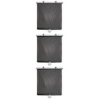  3 Sets Blinds for Kitchen Windows Suction Cup Blackout Shades Privacy