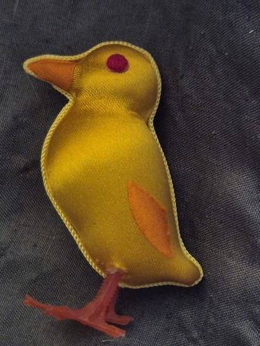 Pulcini Vintage KCI Multicolore Raso e Plastica 13 Pezzi Decorazione Pasqua, Artigianato - Foto 4 di 8