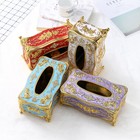 Luxury Tissue Box Elegant Chic Napkin Case Holder Hotel Decoration
