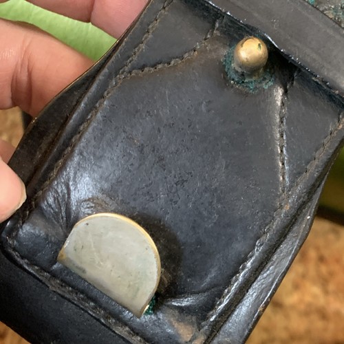 vintage Early H. H. Heiser Denver Colo holster & belt rig Ammo Pouch Colt Luger - Picture 16 of 24