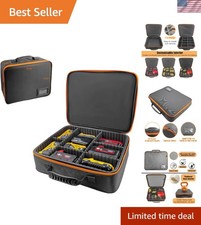 Extra Large Hard Tool Battery Carrying Case fits for Dewalt/Milwaukee/Makita ...