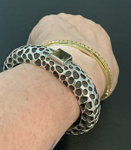 SCHÖNES DIAN MALOUF ARMBAND STERLINGSILBER/PERIDOT JAGUAR! - Bild 11 von 13