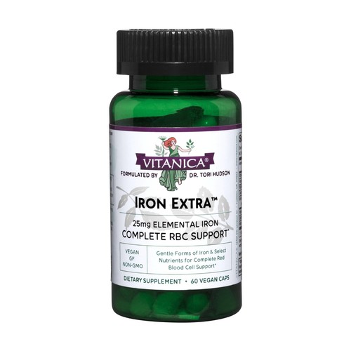 Iron Extra Nutritional Supplement For Red Blood Cell Support With Vitamin C 6... - Picture 1 of 7