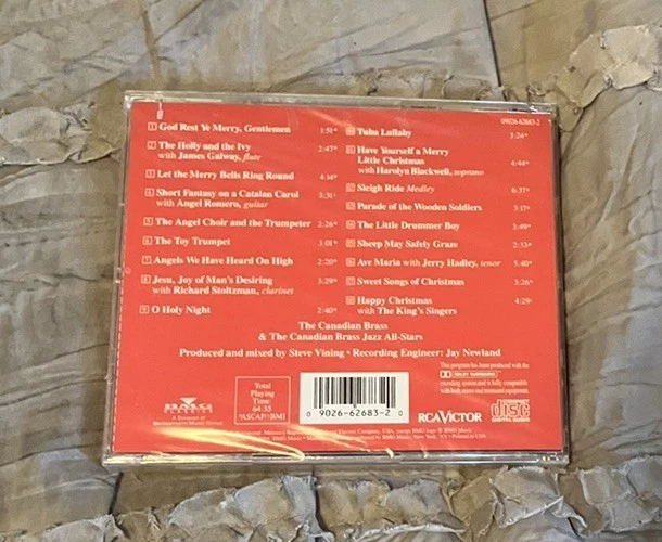 Noel by Canadian Brass (CD, Aug-1994, RCA) Holiday Music CHRISTMAS Free Ship NEW - Image 2 of 2