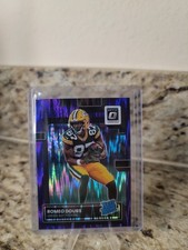 2022 Panini Donruss Optic - Rated Rookie Romeo Doubs #235 Purple Shock Prizm...