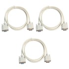 3 stücke 1,5 meter gerade rs232 kabel männlich an weibliches