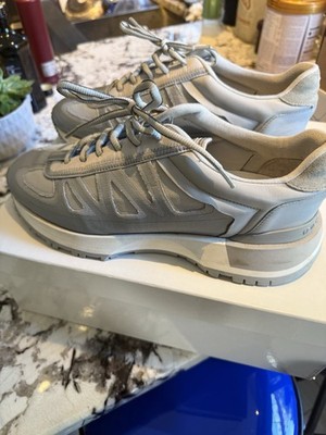 Maison Margiela Retro Runner Metallic Silver Sneaker