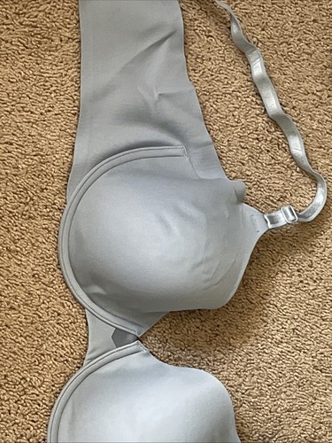 NWT Olga By Warner’s Lt Blue Padded Underwire Extra Side Coverage 36C Bra Women - Picture 2 of 8