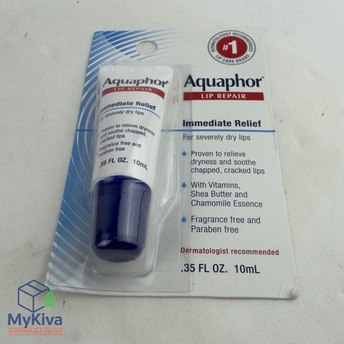 Aquaphor Lip Repair Ointment 0 35 oz Long Lasting Moisturizer Pack of 1 - Picture 2 of 5