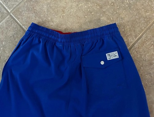 Bañador Polo Ralph Lauren Traveler para hombre XL Rugby Royal 5,75 entrepierna $85 nuevo con etiquetas - Imagen 7 de 8