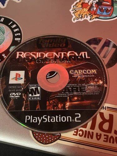 Resident Evil Outbreak Sony PlayStation 2 2004 Disc Only Video Game Not TESTED!