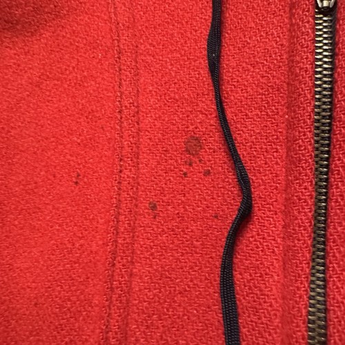 Vintage 50er 60er Förster Wolle Reißverschluss Jagd Hoodie Jacke geteilte Tasche Sport - Bild 7 von 18