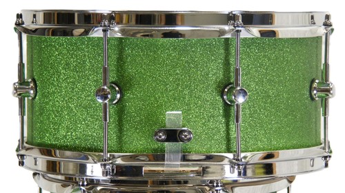 Click Icon 4pc Maple Drum Set Green Satin Sparkle Finish Shell Pack 16 13 10 13 - Picture 15 of 23