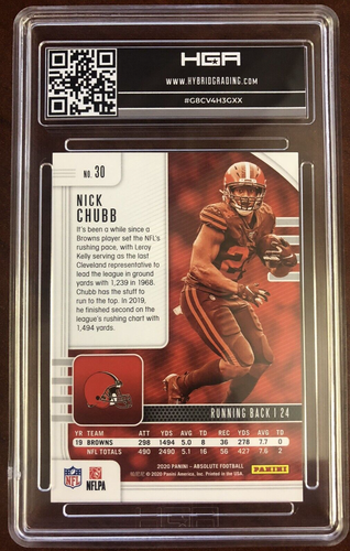 2020 ABSOLUTE NICK CHUBB, #30, PURPLE RAIN SPECTRUM, SERIAL #3/5 - Bild 8 von 8