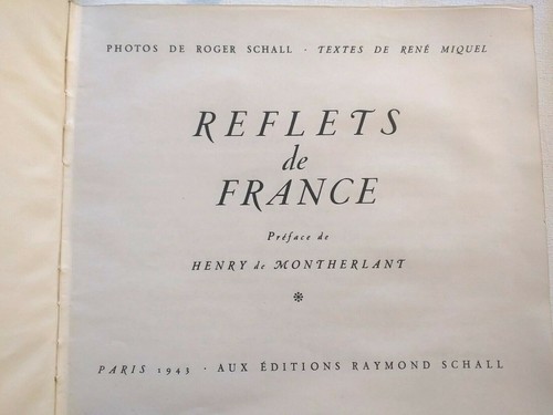 Reflets De France by Roger Schall, Rene Miquel, 1943 Limited Slipcase #764/2500 - Picture 2 of 8