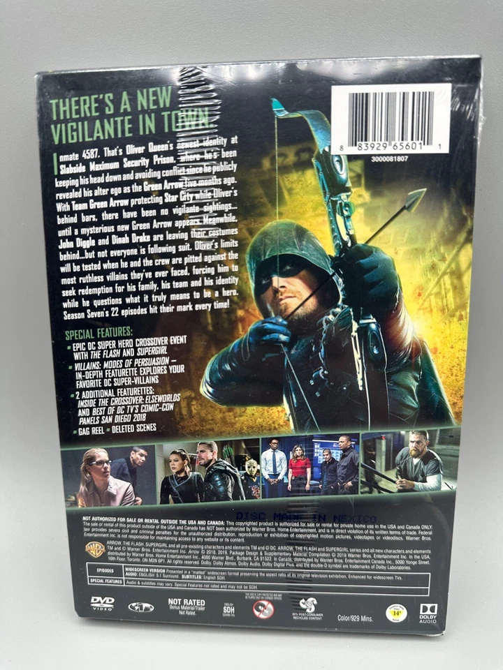 Arrow: The Complete Seventh Season (DVD) Stephen Amell, David Ramsey, Emily Ric — 第 2/2 张图片