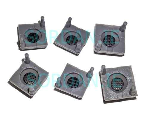 New 6x Silicone Rubber Button Keypads Amiga for QuickShot Python Apache Joy 1654 - Imagen 2 de 6