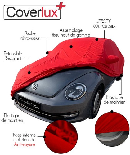 Cover/copriauto Protezione Coverlux + Volkswagen Maggiolino IN Jersey - Foto 3 di 3