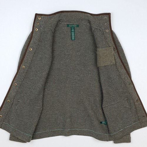 Chaqueta Ralph Lauren Tweed XS Reino Unido 10-12 Country Field Hacking Lana de Cordero De Colección - Imagen 11 de 22