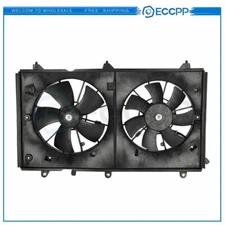 Radiator Condenser Cooling Fan Assembly For 2003 2004 2005-2007 Honda Accord