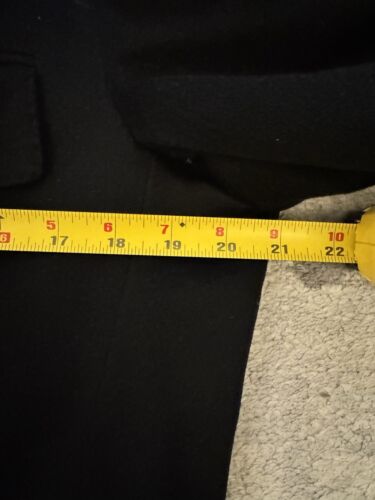 Gucci Black Overcoat, Men Size 38, Fabric Is 100% Cashmere, Single Breasted. - Picture 11 of 13