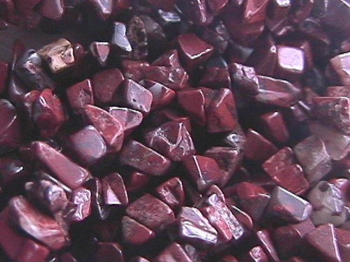Poppy Jasper Chip Beads 32" - 36" Endless Strand or Necklace (1) Medium Chips - Picture 2 of 3
