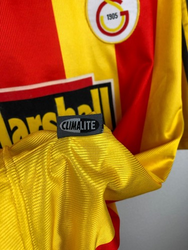 Maglia calcio Galatasaray Home 1999 calcio Adidas jersey maglia uomo taglia 2XL - Foto 8 di 16