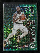 2022-23 Panini Mosaic Elevate GREEN Prizm Jaylen Brown #25 BOSTON CELTICS