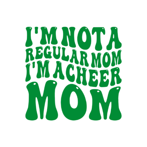 Not Your Normal Cheer Mom Decal Cheerleader Sticker Car Truck Suv laptop - Picture 14 of 15