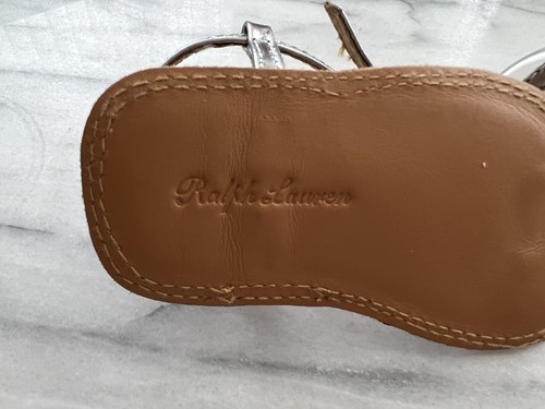 Ralph Lauren Baby Girl Sandal size 2 (age approx. 3-6 months) Infant NIB - Picture 11 of 12
