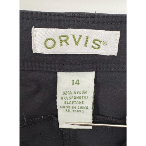 Orvis Women's Black Tech Pants Size 14  - Picture 6 of 10