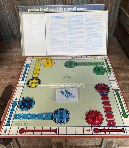 Vintage 1972 Parker Brothers Sorry! Brettspiel / 100% vollständig / Schneller Versand - Bild 5 von 6
