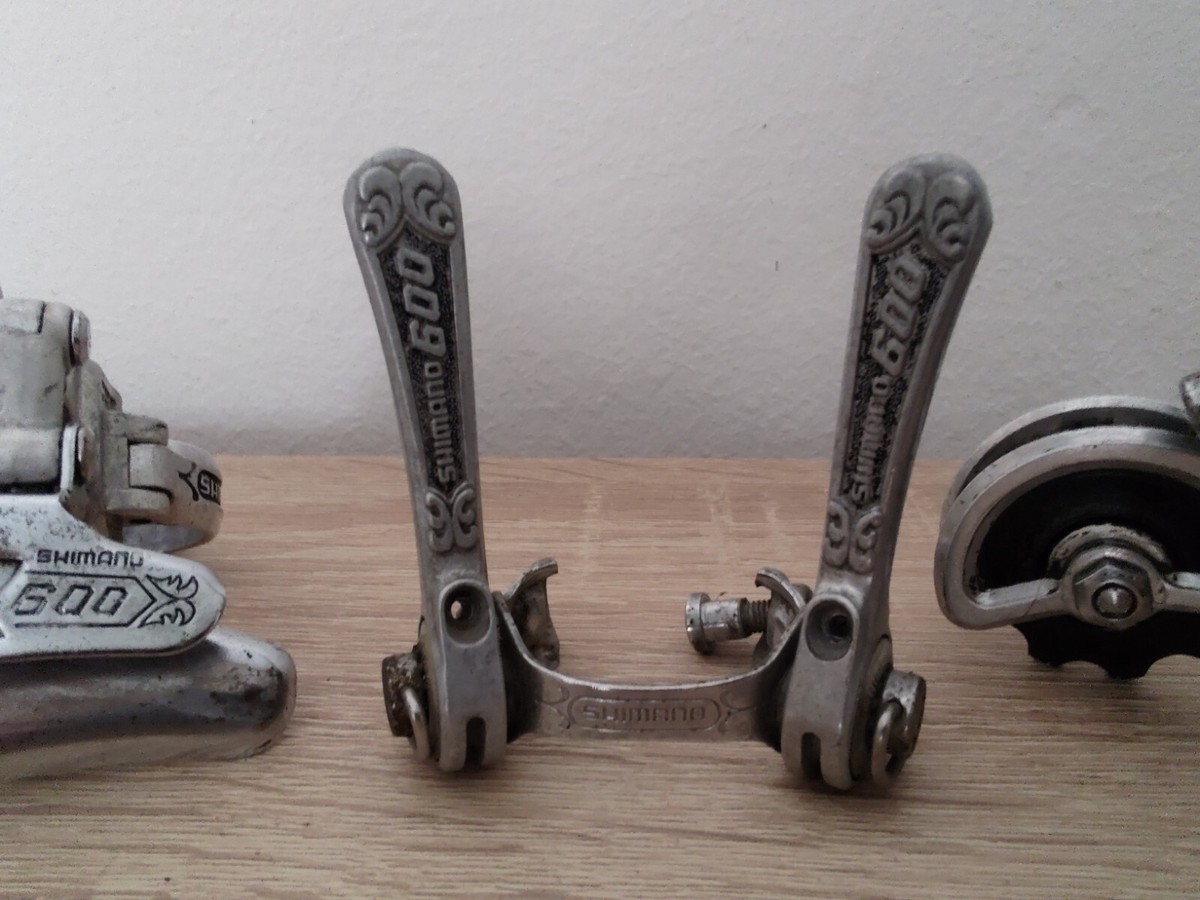 SHIMANO 600 ARABESQUE FRONT AND REAR DERAILLEUR AND SHITERS