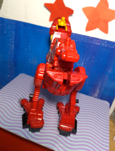 Power Rangers Dino Charge Rumble T-Rex Red for Parts NOT COMPLETE - Picture 2 of 6