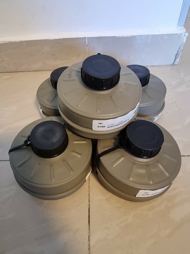 ✅ Lote de 5 | Filtros de máscara de gas OTAN 40 MM | Se adapta a máscaras M15, SGE, GP-5 y NBC - Imagen 2 de 4