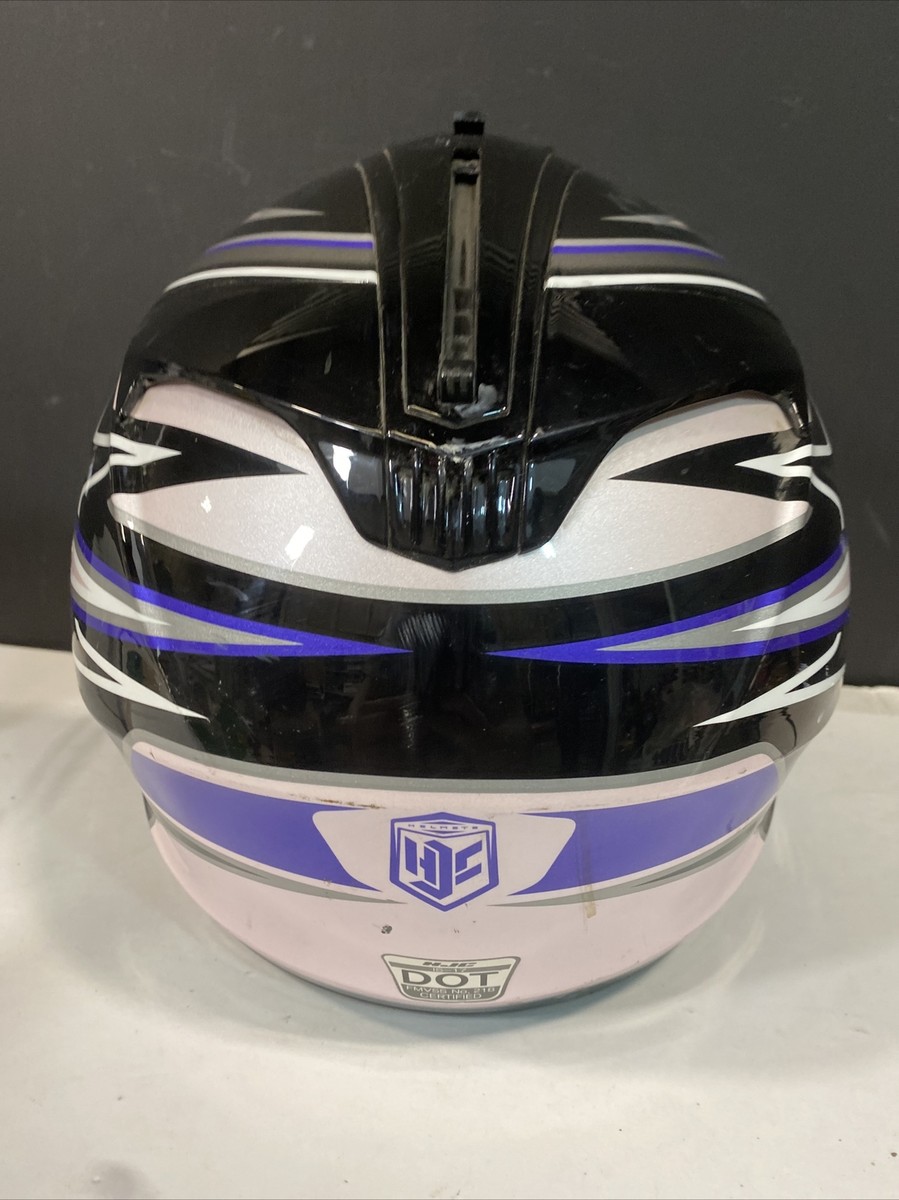 HJC IS-17 Helmet Purple Size Small- Missing Face Shield | eBay