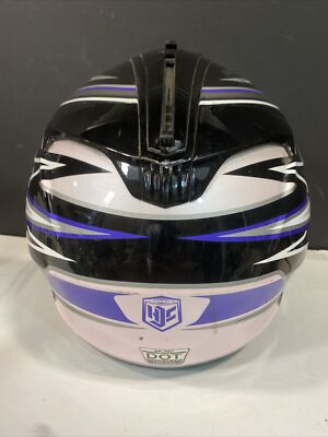 HJC IS-17 Helmet Purple Size Small- Missing Face Shield | eBay
