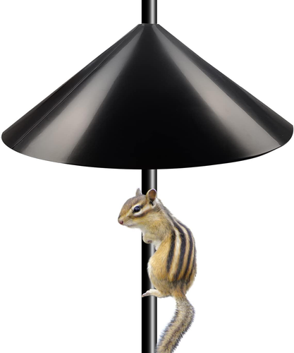 Garbuildman Squirrel Baffle for Bird Feeder Pole, outside Pole Mount Bird House 