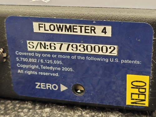 Teledyne HFM-300 Mass Flow Meter Controller 50 SCCM/AIR Working Pull - Picture 6 of 13