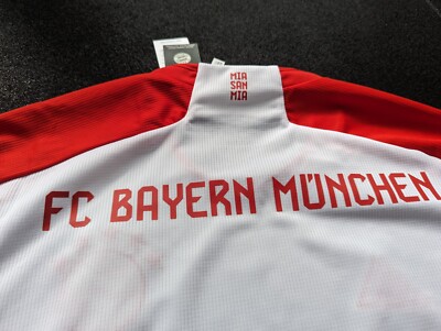 adidas　FC BAYERN MUNCHEN Size M - adidas FC Bayern 23/24 Home Jersey - White IJ7442