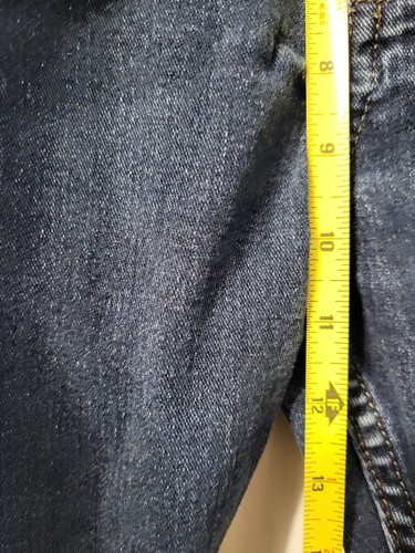 Wrangler Herren Größe 33x30 blau schmal gerade Baumwollmischung Stretch Jeans dunkle Waschung - Bild 4 von 12
