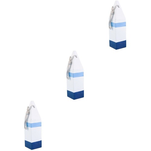 3 Pieces Fishing Float Decoration Seaside Nautical Buoy Door Pendants - Picture 4 of 12