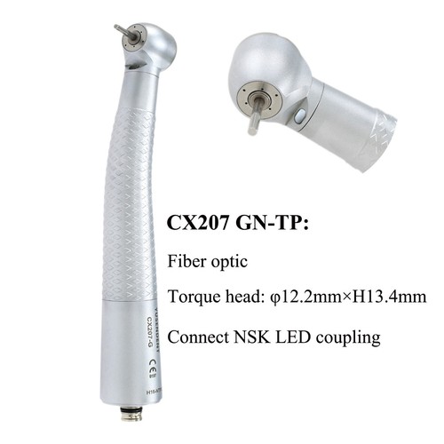 COXO Dental High Speed Handpiece CX207-G Fiber Optic LED KaVo NSK RQ Coupling - Picture 81 of 161