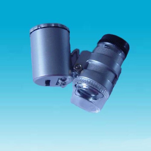 60X Magnifying Magnifier Microscope Loupe Jeweler Jewelry Eye Coins LED Light - Picture 4 of 12