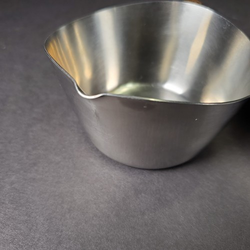 Vintage Dänisches Edelstahl und Teak Zucker und Milchkännchen Pinguin Dänemark - Bild 8 von 9