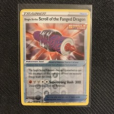 Pokemon - Scroll of the Fanged Dragon 158/203 - R. Holo - Evolving Skies -New