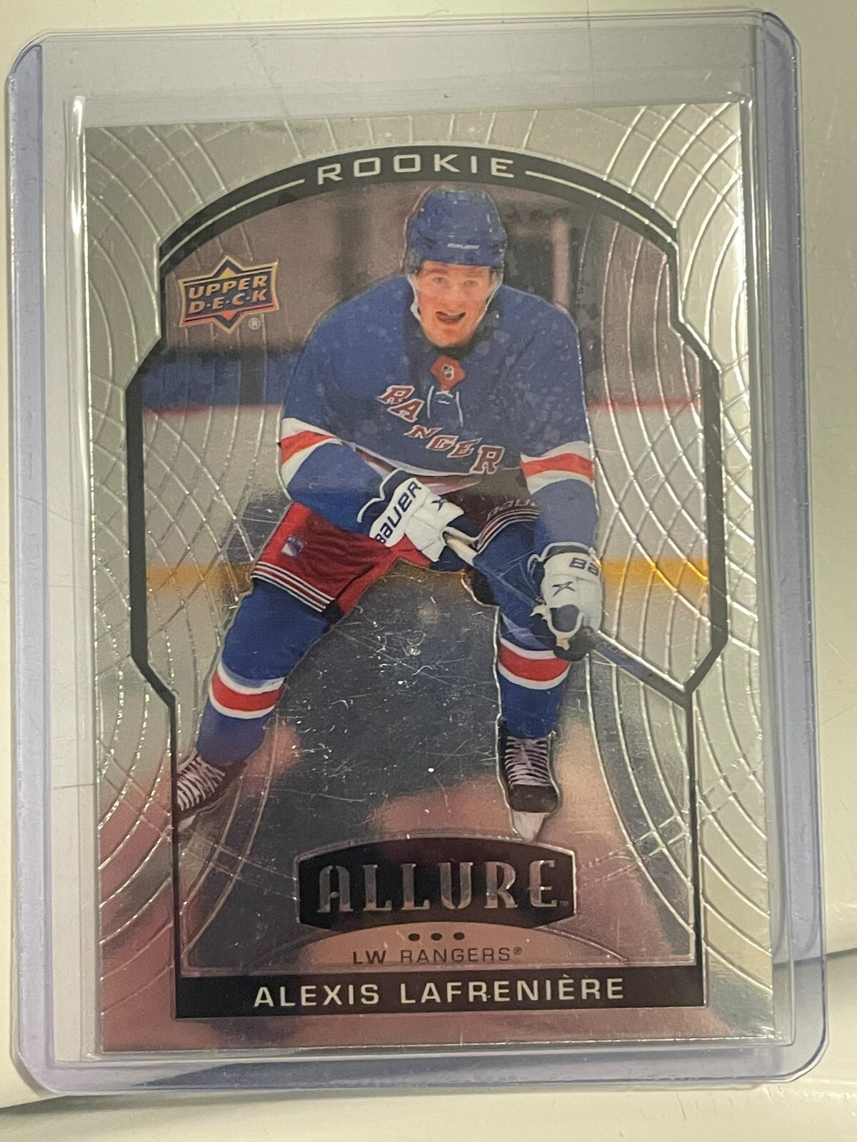 2020-21 Upper Deck Allure #100 Alexis Lafreniere Rookie Card