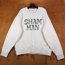 JW ANDERSON X MICHAEL CLARK Sweatshirt Mens XL Cream Pullover SHAM MAN $355