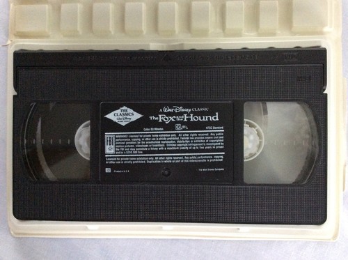 The Fox and the Hound (VHS, 1994) Black Diamond Edition, Gently Used. - Picture 4 of 4